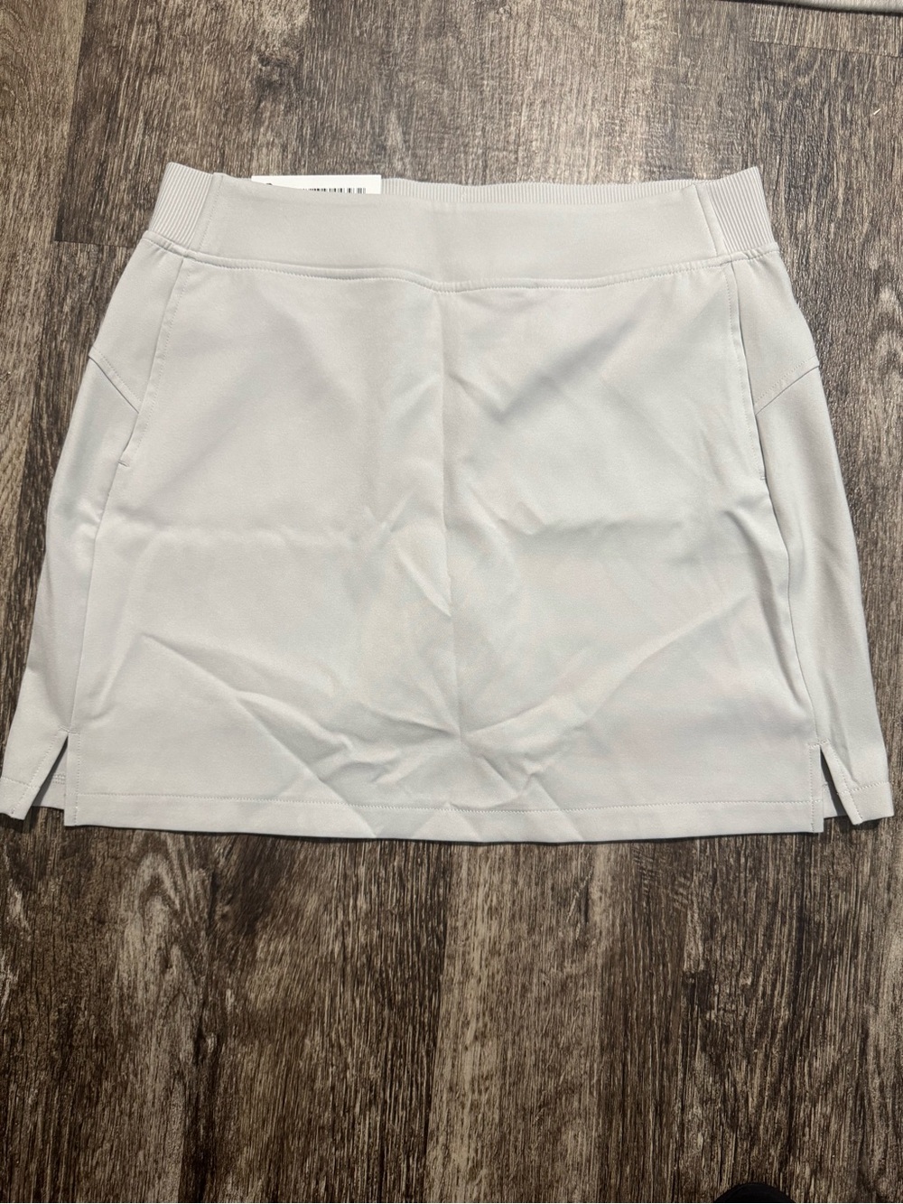 Light Gray Women’s Active Skort with Built-In Shorts